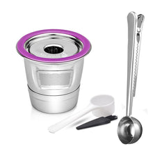 Load image into Gallery viewer, Stainless Steel Coffee Filter K Cup Baskets Reusable Coffee Capsules Dripper Compatible With Keurig 1.0 &amp; 2.0 Brewers